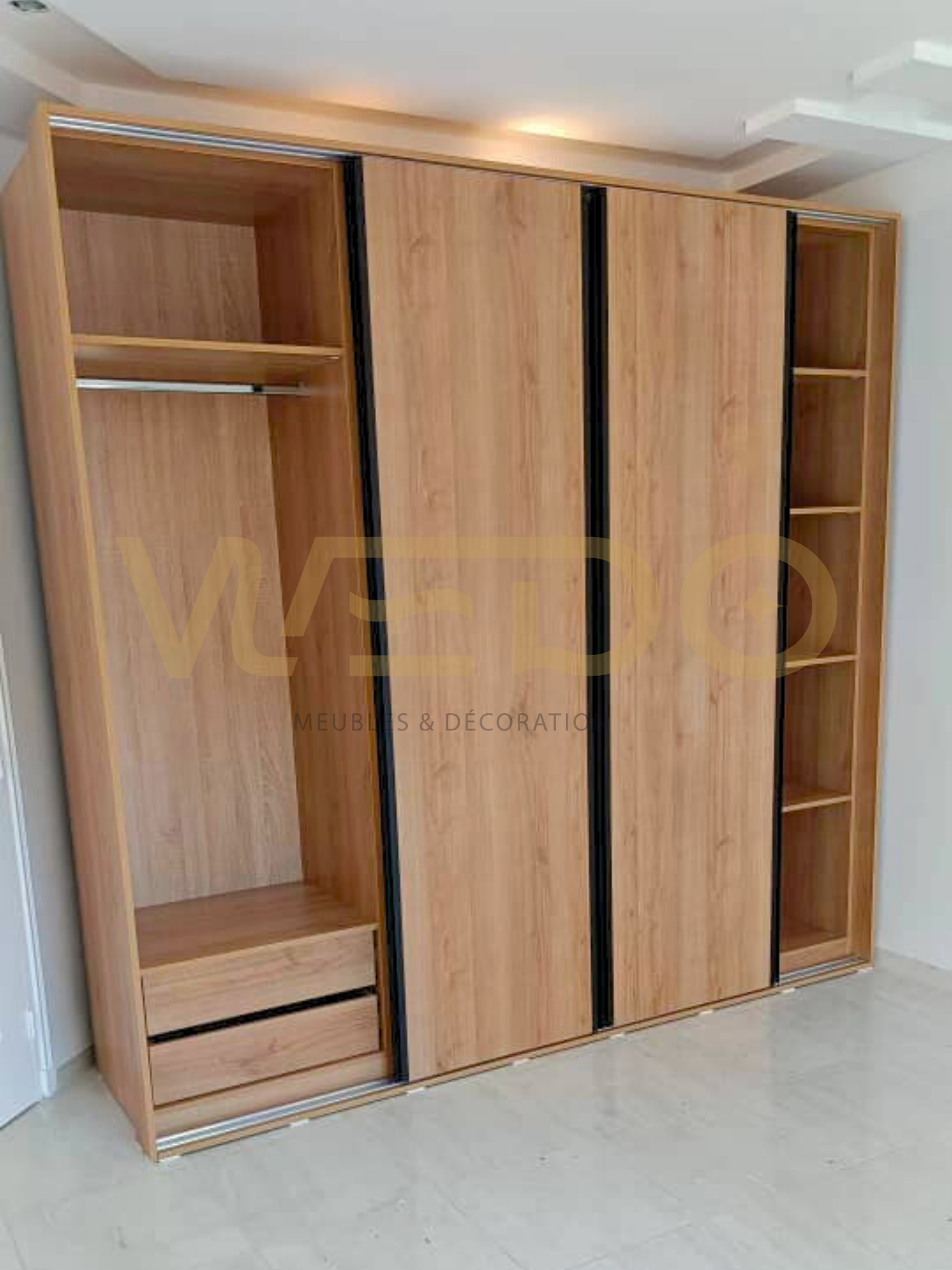 Le Dressing Modulable "Royal Luxe" : Design Chêne & Organisation 5 Étoiles